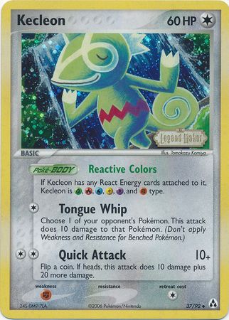 Kecleon (37/92) (Stamped) [EX: Legend Maker] | Devastation Store