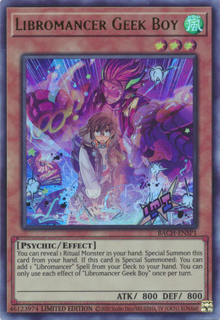 Libromancer Geek Boy [BACH-ENSP1] Ultra Rare | Devastation Store