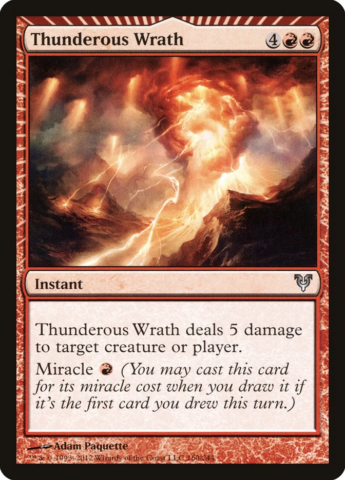 Thunderous Wrath [Avacyn Restored] | Devastation Store