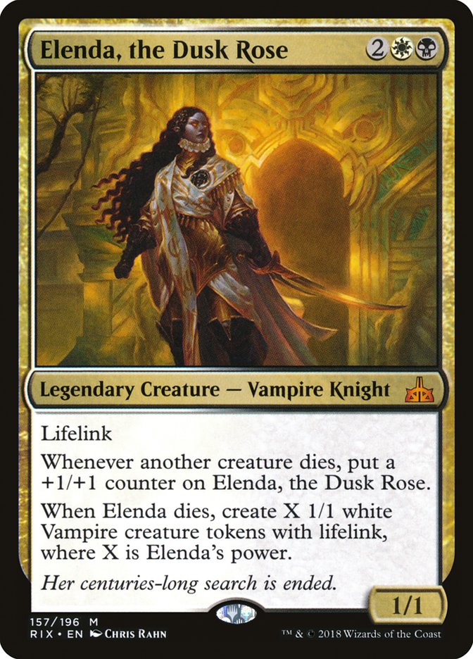 Elenda, the Dusk Rose [Rivals of Ixalan] | Devastation Store