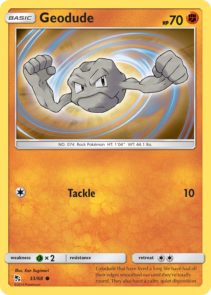 Geodude (33/68) [Sun & Moon: Hidden Fates] | Devastation Store