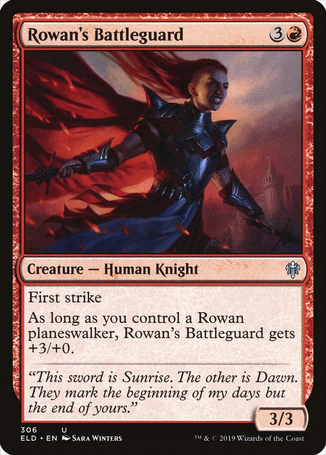 Rowan's Battleguard [Throne of Eldraine] | Devastation Store