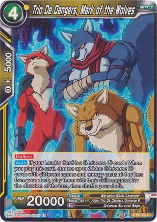 Trio De Dangers, Mark of the Wolves (Reprint) (BT9-065) [Battle Evolution Booster] | Devastation Store