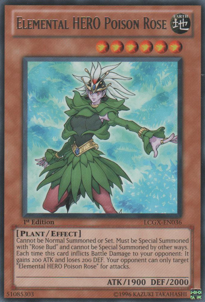 Elemental HERO Poison Rose [LCGX-EN036] Rare | Devastation Store