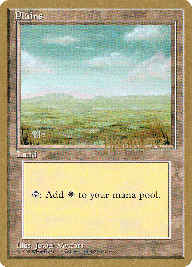 Plains (shr364) (Shawn "Hammer" Regnier) [Pro Tour Collector Set] | Devastation Store