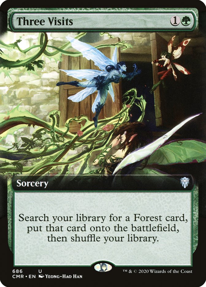 Three Visits (Extended) [Commander Legends] | Devastation Store
