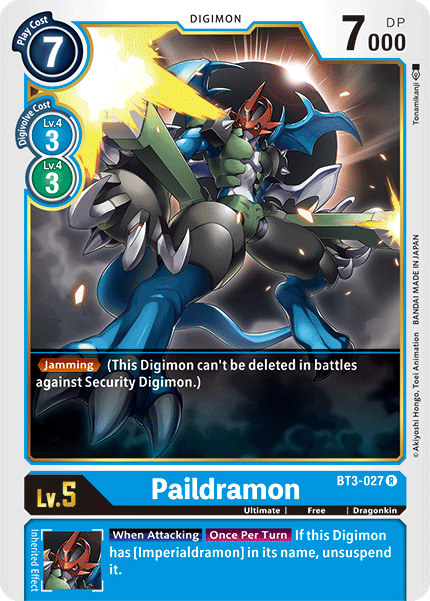 Paildramon [BT3-027] [Release Special Booster Ver.1.5] | Devastation Store