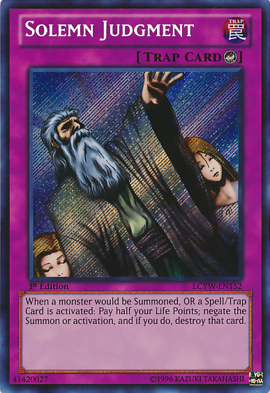 Solemn Judgment [LCYW-EN152] Secret Rare | Devastation Store