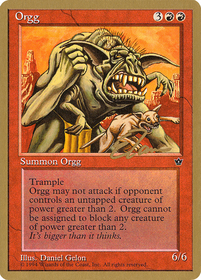 Orgg (Eric Tam) [Pro Tour Collector Set] | Devastation Store