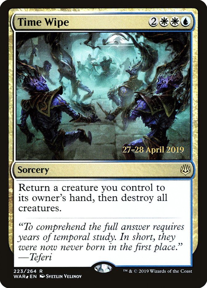 Time Wipe  [War of the Spark Prerelease Promos] | Devastation Store