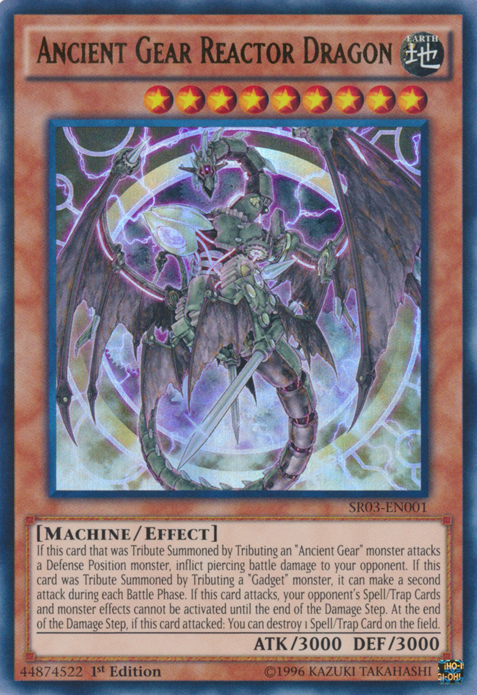 Ancient Gear Reactor Dragon [SR03-EN001] Ultra Rare | Devastation Store