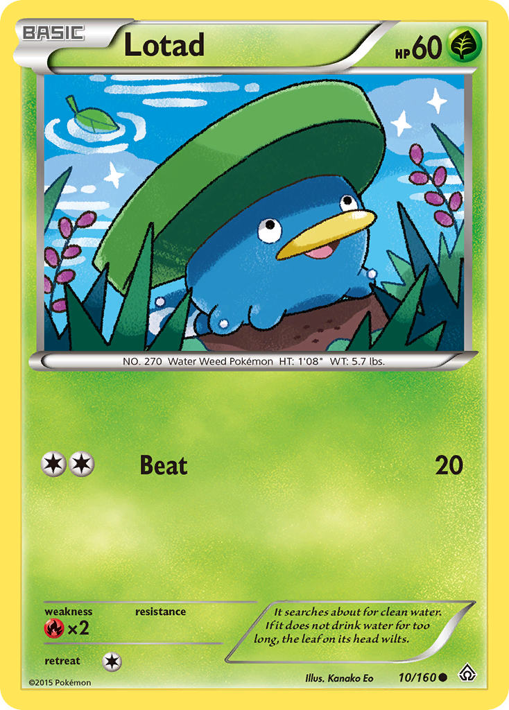 Lotad (10/160) [XY: Primal Clash] | Devastation Store