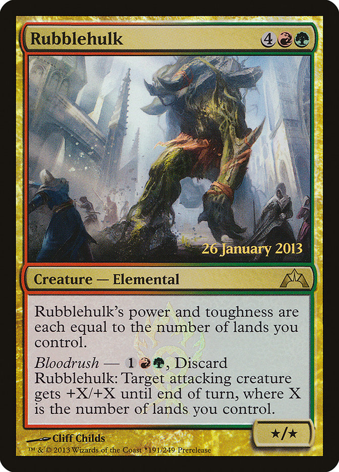 Rubblehulk  [Gatecrash Prerelease Promos] - Devastation Store | Devastation Store