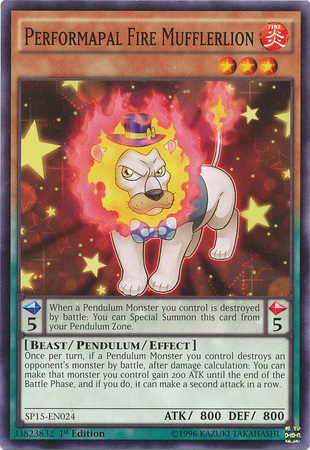 Performapal Fire Mufflerlion [SP15-EN024] Common | Devastation Store