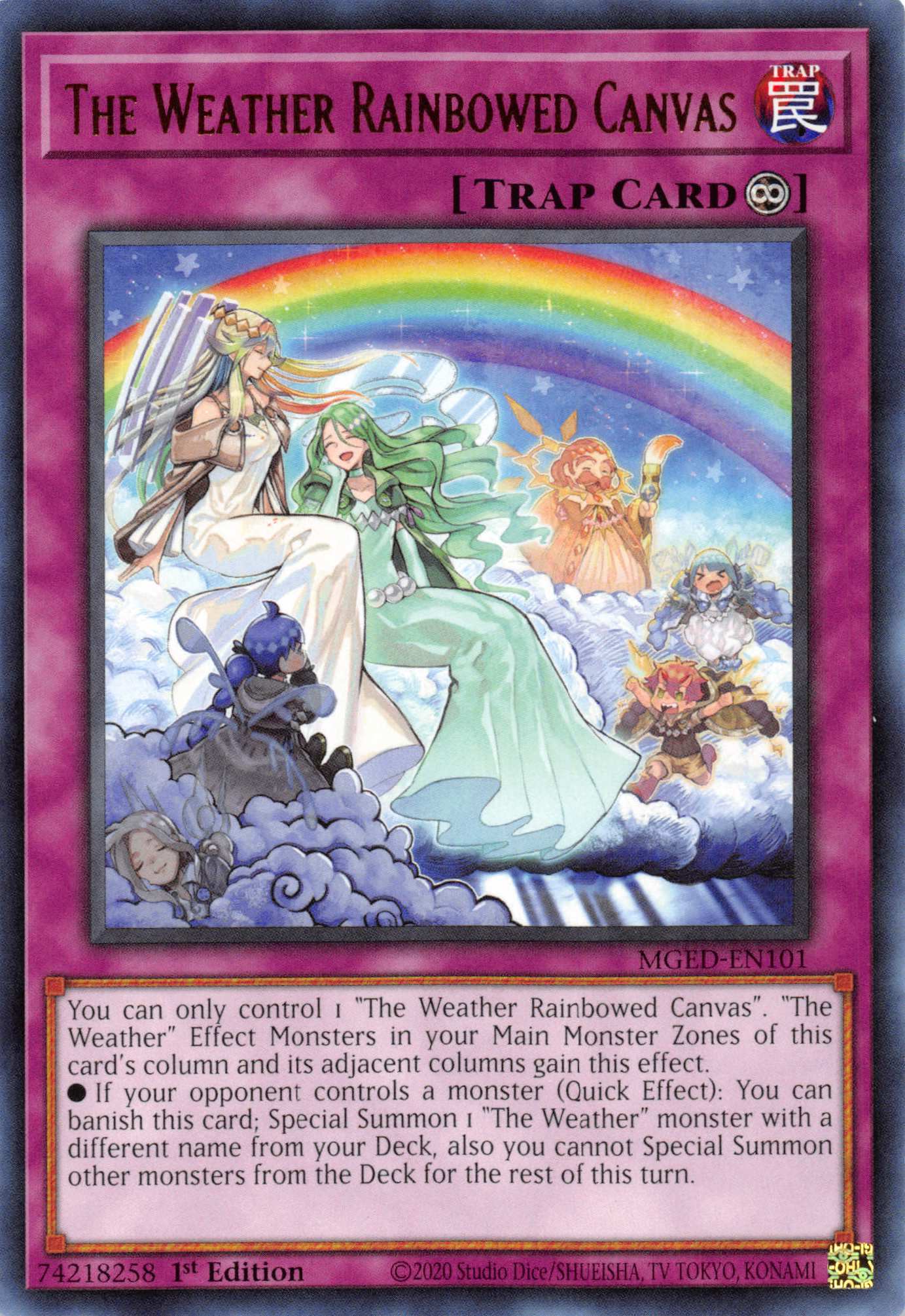 The Weather Rainbowed Canvas [MGED-EN101] Rare | Devastation Store