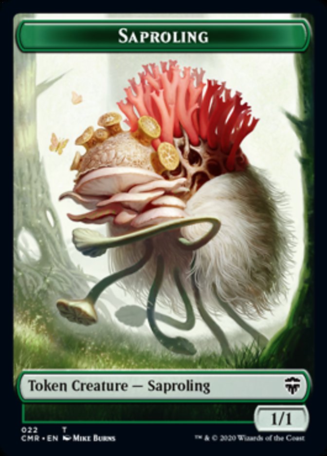 Illusion // Saproling Token [Commander Legends Tokens] | Devastation Store