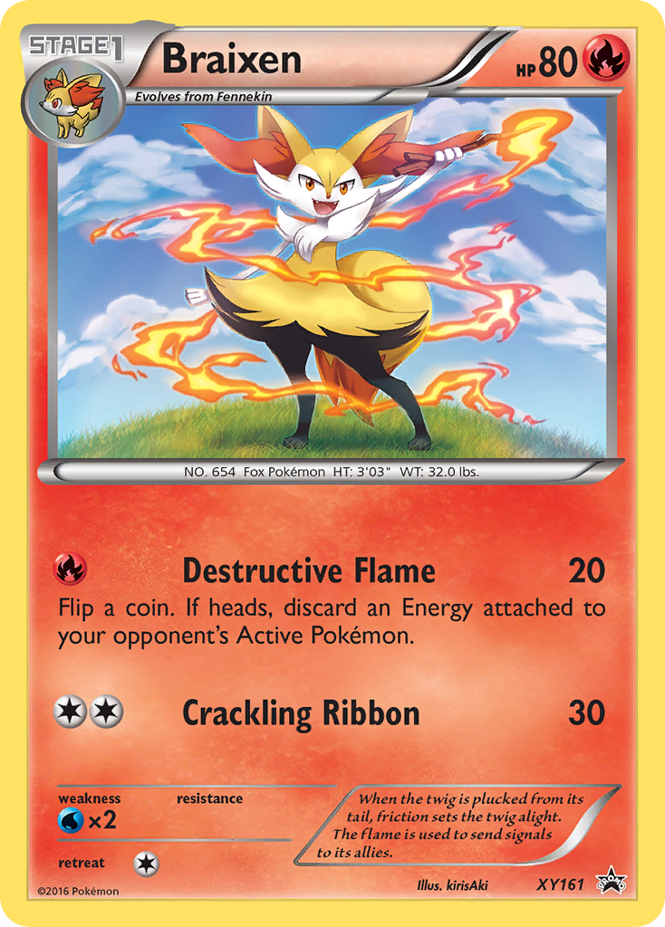 Braixen (XY161) [XY: Black Star Promos] | Devastation Store