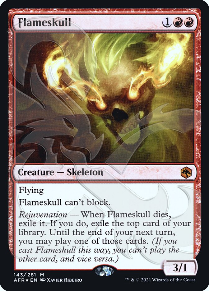 Flameskull (Ampersand Promo) [Dungeons & Dragons: Adventures in the Forgotten Realms Promos] | Devastation Store
