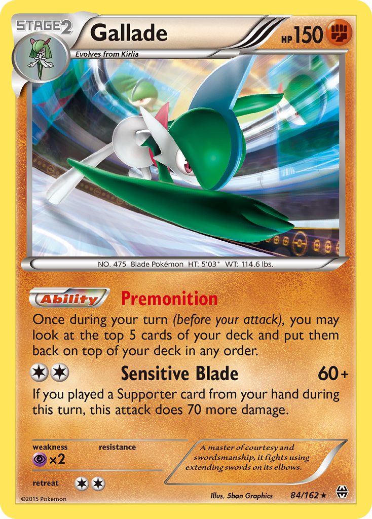 Gallade (84/162) [XY: BREAKthrough] | Devastation Store