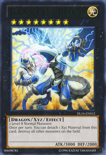 Thunder End Dragon (Green) [DL16-EN012] Rare | Devastation Store