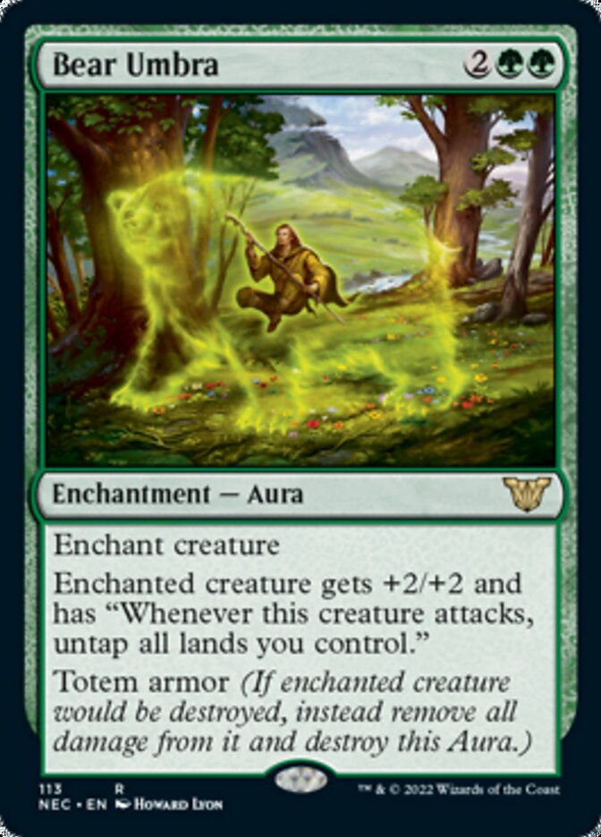 Bear Umbra [Kamigawa: Neon Dynasty Commander] | Devastation Store