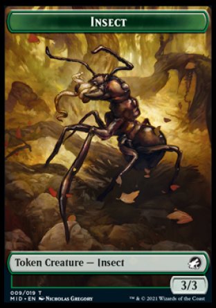 Insect Token [Innistrad: Midnight Hunt Tokens] | Devastation Store