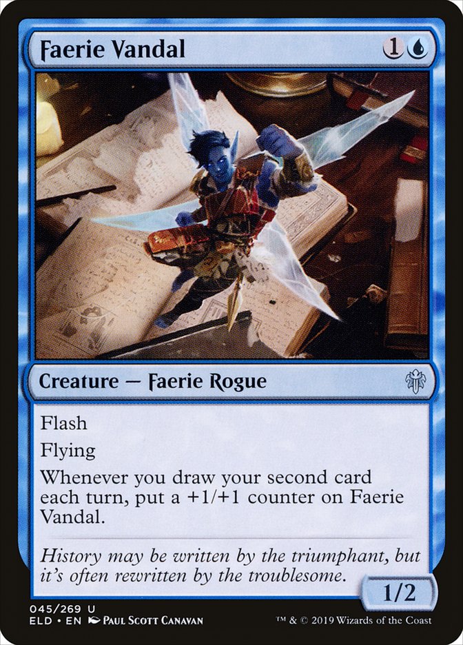 Faerie Vandal [Throne of Eldraine] | Devastation Store