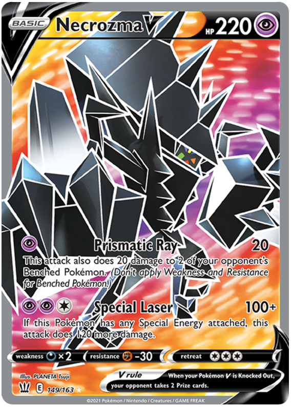 Necrozma V (149/163) [Sword & Shield: Battle Styles] | Devastation Store