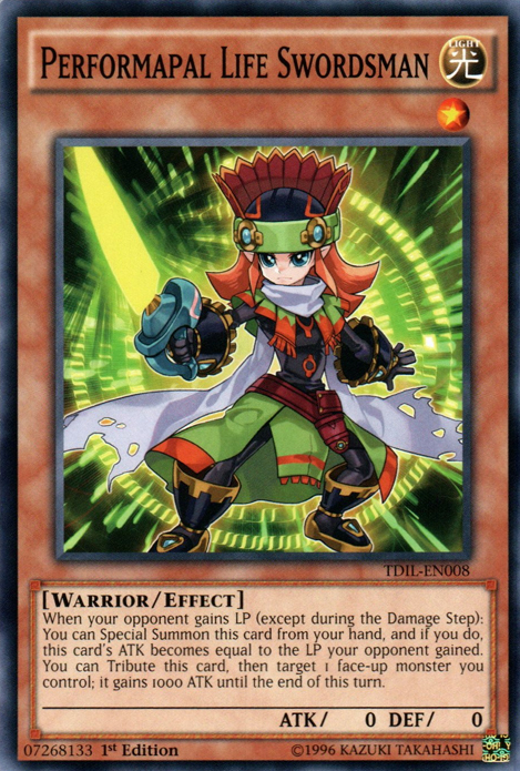Performapal Life Swordsman [TDIL-EN008] Common | Devastation Store