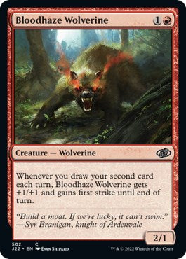 Bloodhaze Wolverine [Jumpstart 2022] | Devastation Store