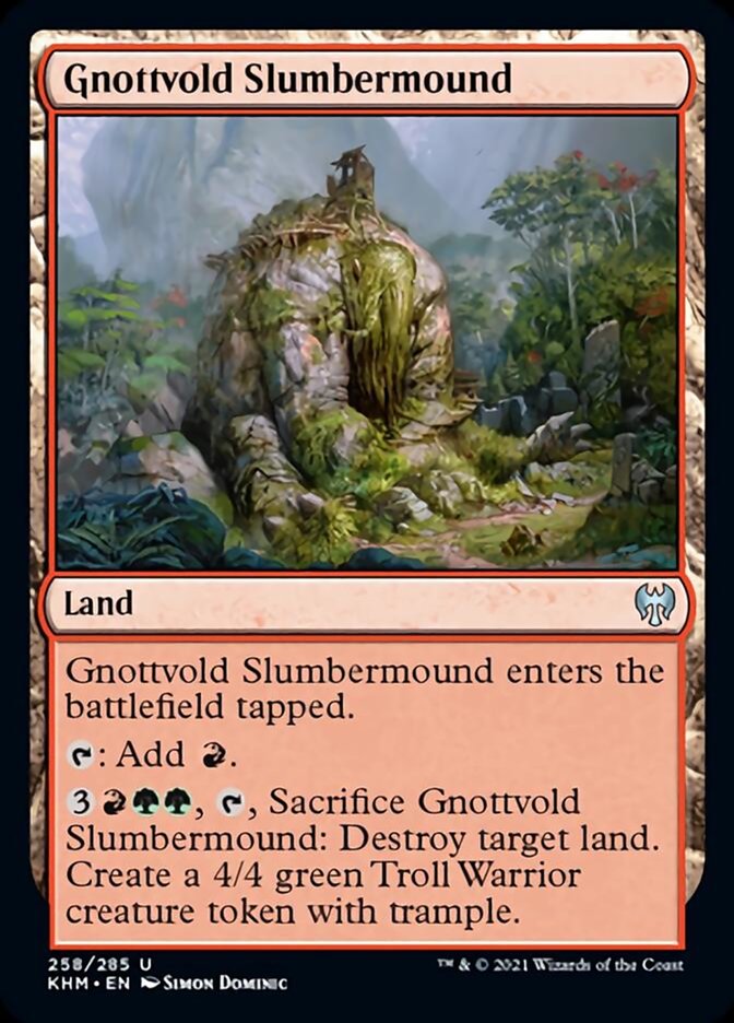 Gnottvold Slumbermound [Kaldheim] | Devastation Store
