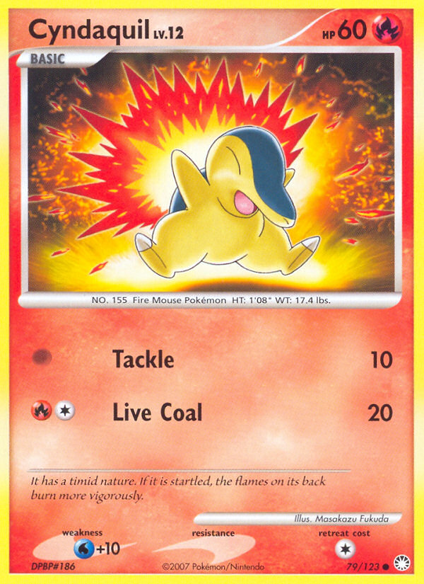 Cyndaquil (79/123) [Diamond & Pearl: Mysterious Treasures] | Devastation Store