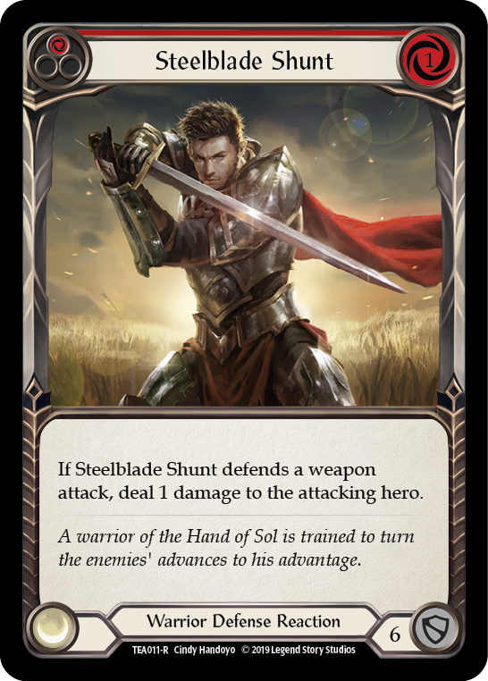 Steelblade Shunt (Red) [TEA011-R] Normal - Devastation Store | Devastation Store