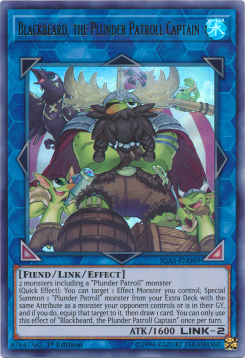 Blackbeard, the Plunder Patroll Captain [IGAS-EN089] Ultra Rare | Devastation Store