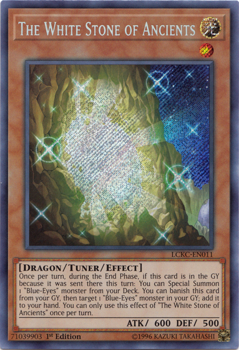 The White Stone of Ancients [LCKC-EN011] Secret Rare | Devastation Store