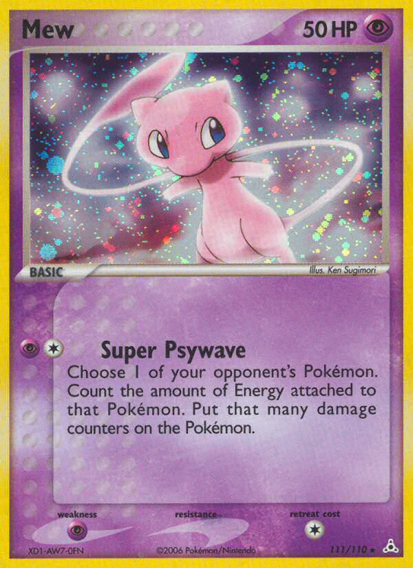 Mew (111/110) [EX: Holon Phantoms] | Devastation Store