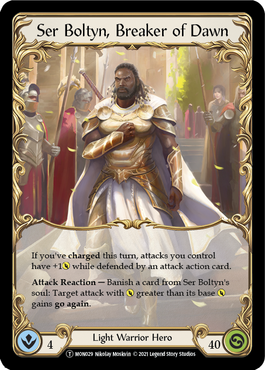 Ser Boltyn, Breaker of Dawn // Boltyn [U-MON029 // U-MON030] Unlimited Normal | Devastation Store