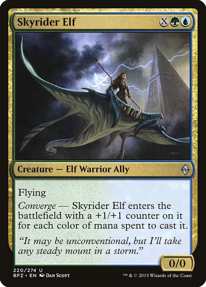 Skyrider Elf [Battle for Zendikar] - Devastation Store | Devastation Store