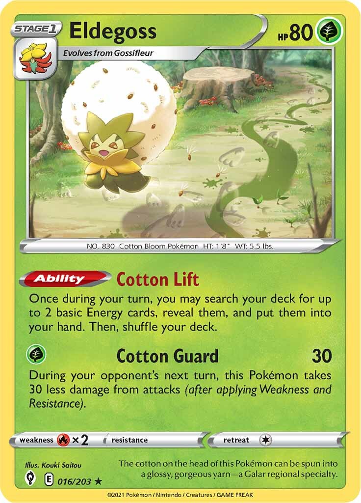 Eldegoss (016/203) (Theme Deck Exclusive) [Sword & Shield: Evolving Skies] | Devastation Store