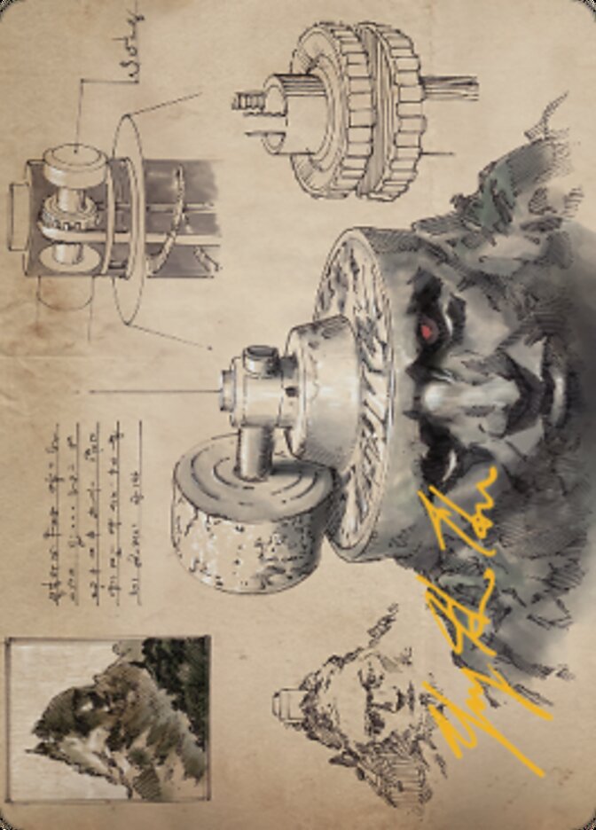 Millstone Art Card (Gold-Stamped Signature) [The Brothers' War Art Series] | Devastation Store