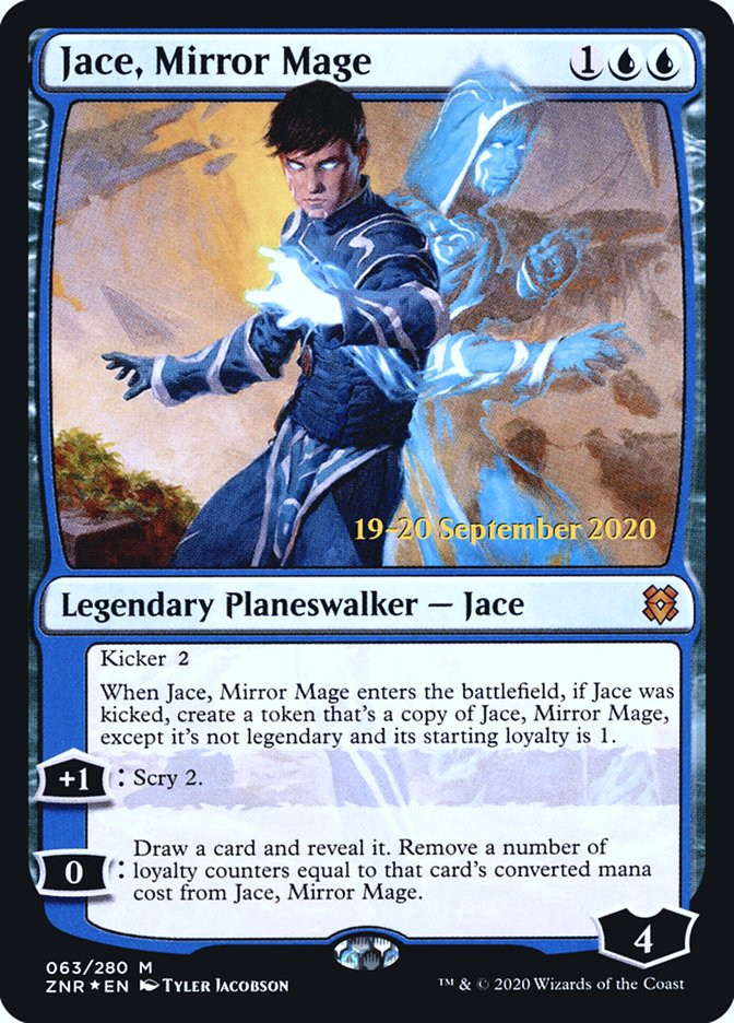 Jace, Mirror Mage [Zendikar Rising Prerelease Promos] | Devastation Store