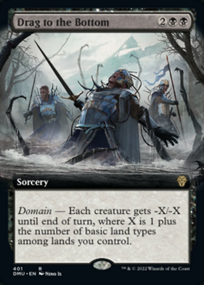 Drag to the Bottom (Extended Art) [Dominaria United] | Devastation Store