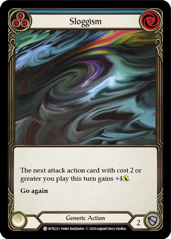 Sloggism (Blue) [WTR223] Unlimited Edition Rainbow Foil - Devastation Store | Devastation Store