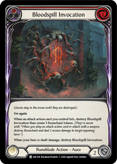 Bloodspill Invocation (Red) [ARC106] Unlimited Edition Normal - Devastation Store | Devastation Store