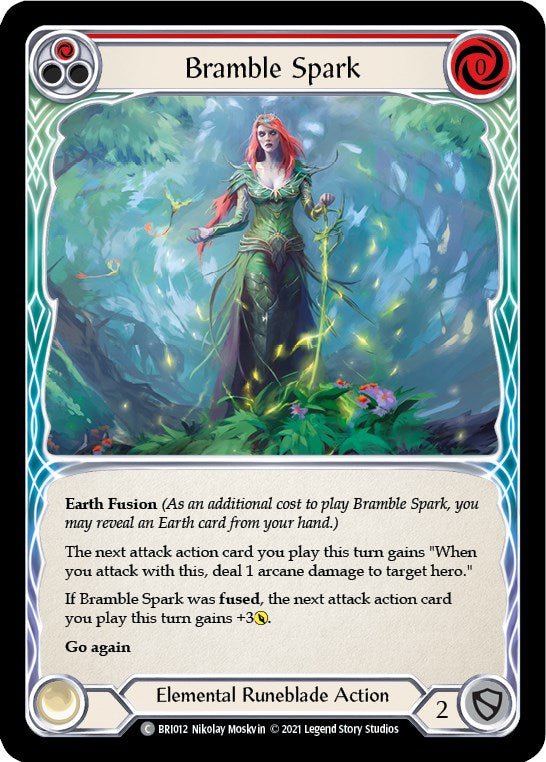 Bramble Spark (Red) [BRI012] (Tales of Aria Briar Blitz Deck)  1st Edition Normal | Devastation Store