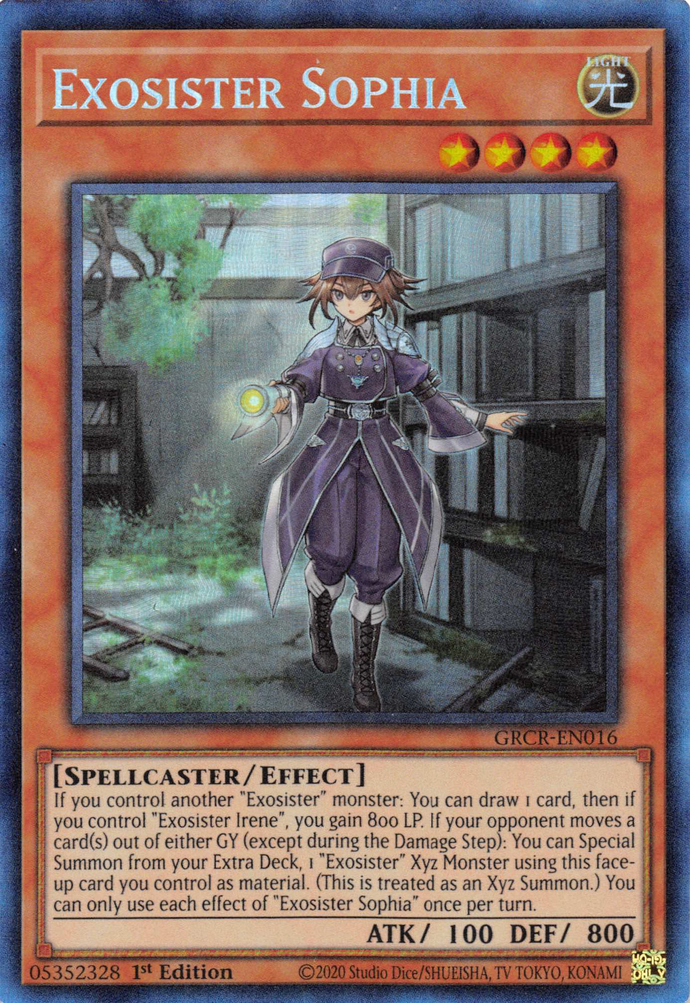 Exosister Sophia [GRCR-EN016] Collector's Rare | Devastation Store