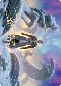 Search for Glory Art Card (Gold-Stamped Signature) [Kaldheim: Art Series] | Devastation Store