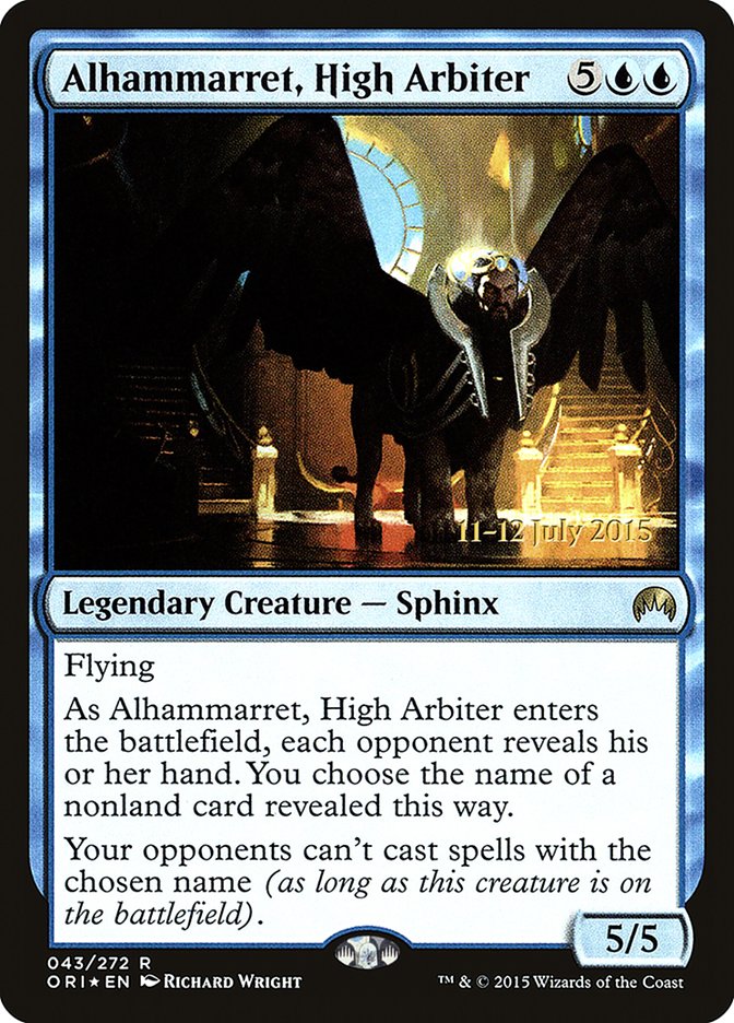 Alhammarret, High Arbiter [Magic Origins Prerelease Promos] | Devastation Store