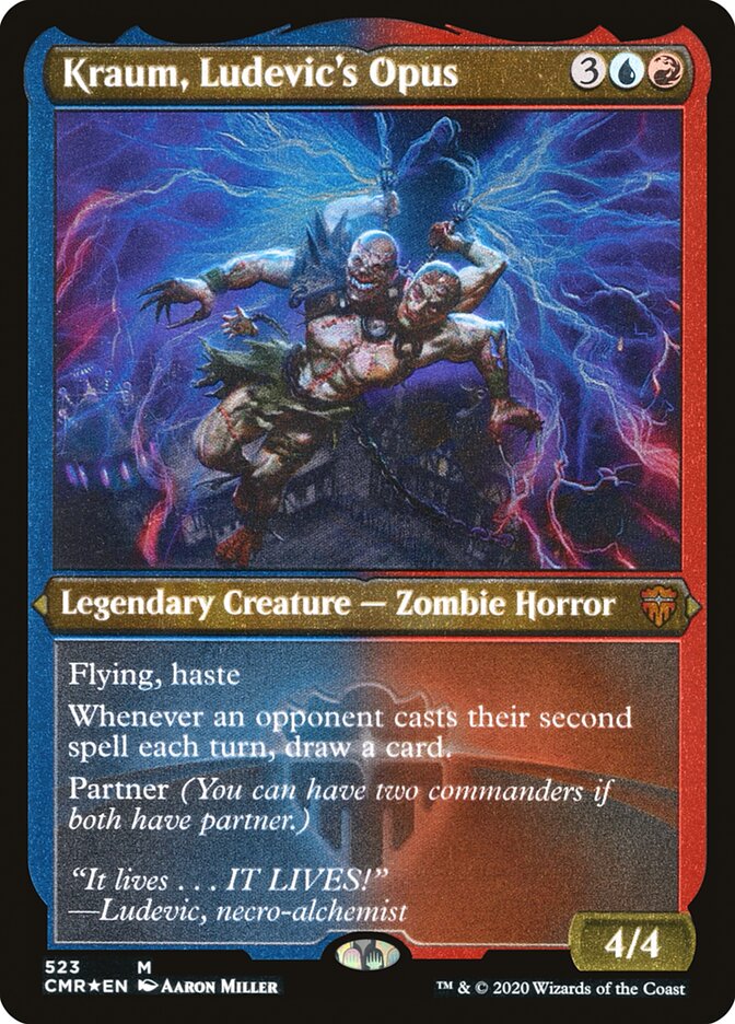 Kraum, Ludevic's Opus (Etched) [Commander Legends] | Devastation Store