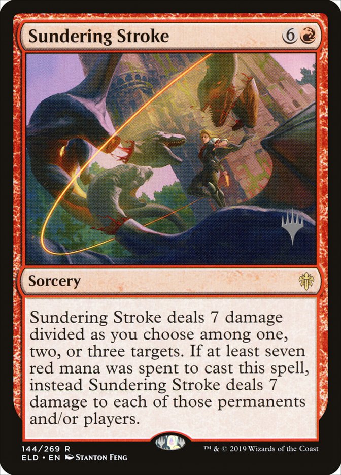 Sundering Stroke (Promo Pack) [Throne of Eldraine Promos] | Devastation Store